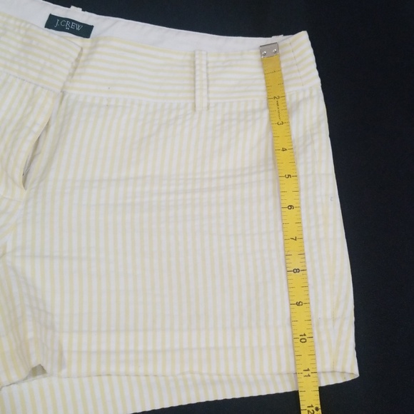 J.Crew striped yellow and white shorts. - Picture 7 of 8